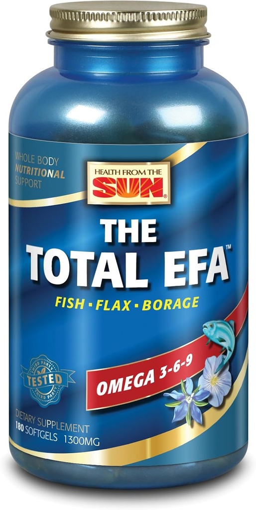 Helse fra Solen Den totale EFA, 180 Softgels