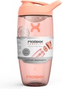 Promixx Pursuit Protein Shakerflaske (24 oz) – Silent No-Ball Mixer, Leak-Proof Lid, BPA/BPS & Phthalate-fri ECOZEN – Easy-Clean Shaker Cup for Protein Shakes, Pre & Post Workout Smoothies