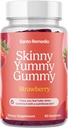 Santo Remedio, Entala, Skinny Yummy Gummy, Næringstilskudd, Gummy Fiber for Digestive Gut Support, 60 Fiber & Prebiotic Gummies, Strawberry Flavor, 30 Servings