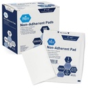 Med PRIDE sterile ikke Stick Pads for sårpleie og sår, svært absorberende, smertefri fjerning, individuelt innpakket (3x4 tommers (pakke på 100))