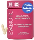 Fullstendig Menopause Vitaminer - Ashwaghanda, Probiotika, ACV for Vektkontroll, Hot Flashes, Natt Sweats, Bloat, Hormon Balance - Vegan 60 Caps Menopause Supplement for kvinner ikke-GMO
