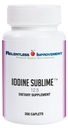 Iodine Sublime® 12,5mg 200 Høybiotilgjengelige kapler med Kalium jodid for Thyroid & Metabolisme Støtte Sammenligne med Iodoral 12,5