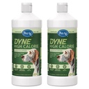 Pet-Ag Dyne Høy Calorie flytende kosttilskudd for hunder og valper 8 uker og eldre - 32 oz, pakke med 2 - Støtter ytelse og utholdenhet - Sweet Vanilla Flavor