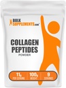 BulkSupplements.com Collagen Peptides pulver - Bovine Collagen pulver, pulverisert kollagen Supplement - Hydrolysert & Glutenfri, 11g per servering, 100g (3.5 oz) (Pack of 1)