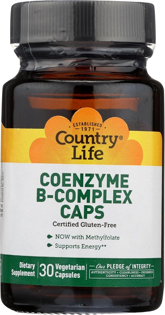 Country Life Coenzym B Complex, 30-talls