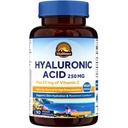 Vitalitown Hyaluronsyre Kosttilskudd 250 mg, pluss 25 mg vitamin C, naturlig avledet og høy biotilgjengelighet, hudhydrasjon, 90 vegankapsler, 3 måneders forsyning