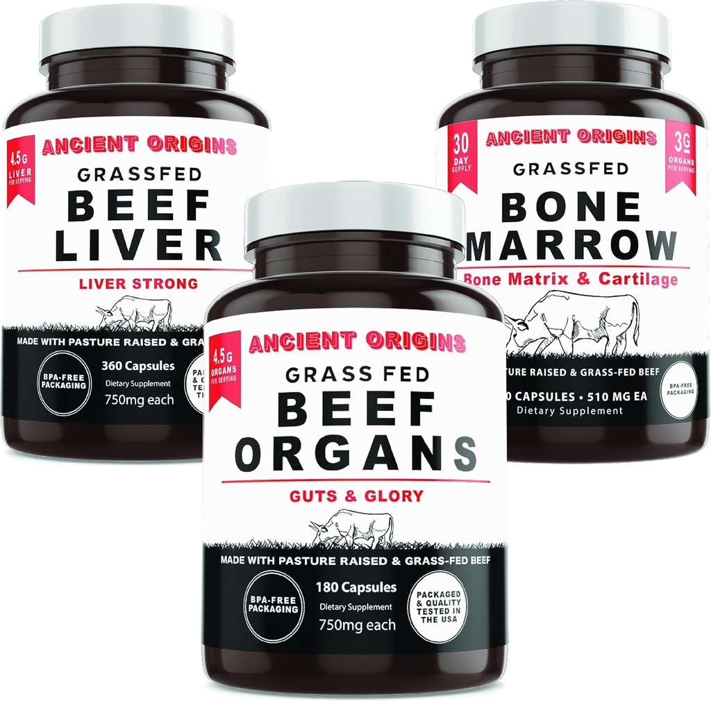Ancient Origins Starter Pack: Grass Fed Liver, Organer og Marrow