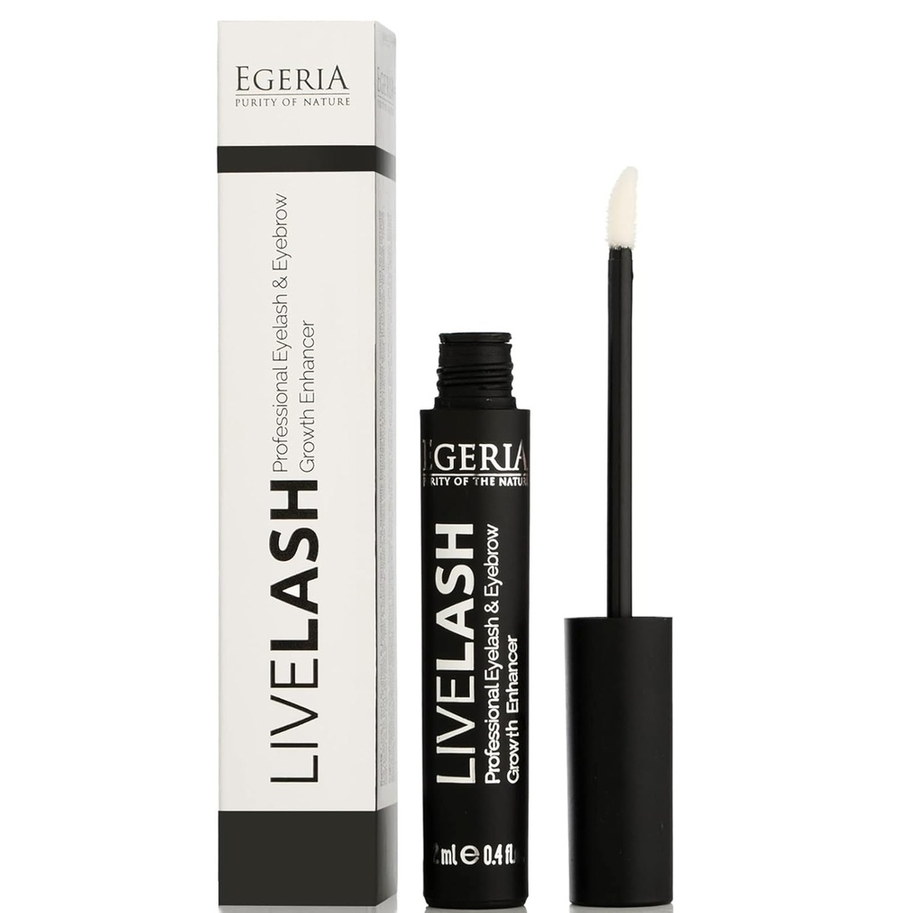 Premium Eyelash Growth Serum og Eyebrow Enhancer av Egeria, Lash boost Serum for lengre, Fullere Thicker Lashes & Brows (1 PCS)