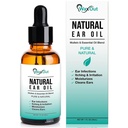 Naturlig Mullein Ear Wax fjerning olje og renere med hvitløk | Smerte og øredobber Drops | Earwax Softener, Moisturizer & Allergi Soothing | Tinnitus, kløe, ringing, infeksjoner og tette ører