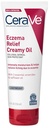 CeraVe Eczema Relief Kremet Body Oil, Eczema beroligende krem med colloideal havregryn og saflower olje for tørr hud og kløe hud relief, steroid gratis og paraben gratis, 8 Ounce
