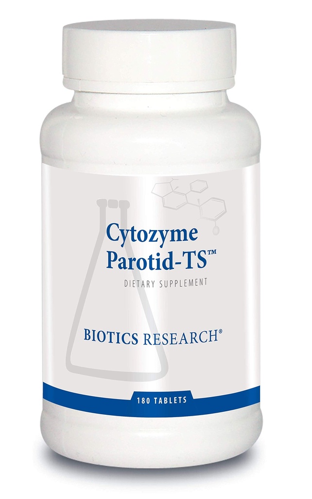 Biotikk forskning Cytozyme Parotid TS Parotid konsentrat, Digestiv helse, støtter Parotid Gland Funksjon, Foster Enzyme produksjon, SOD, Katalase, Potent Antioksidant aktivitet 180 tabletter