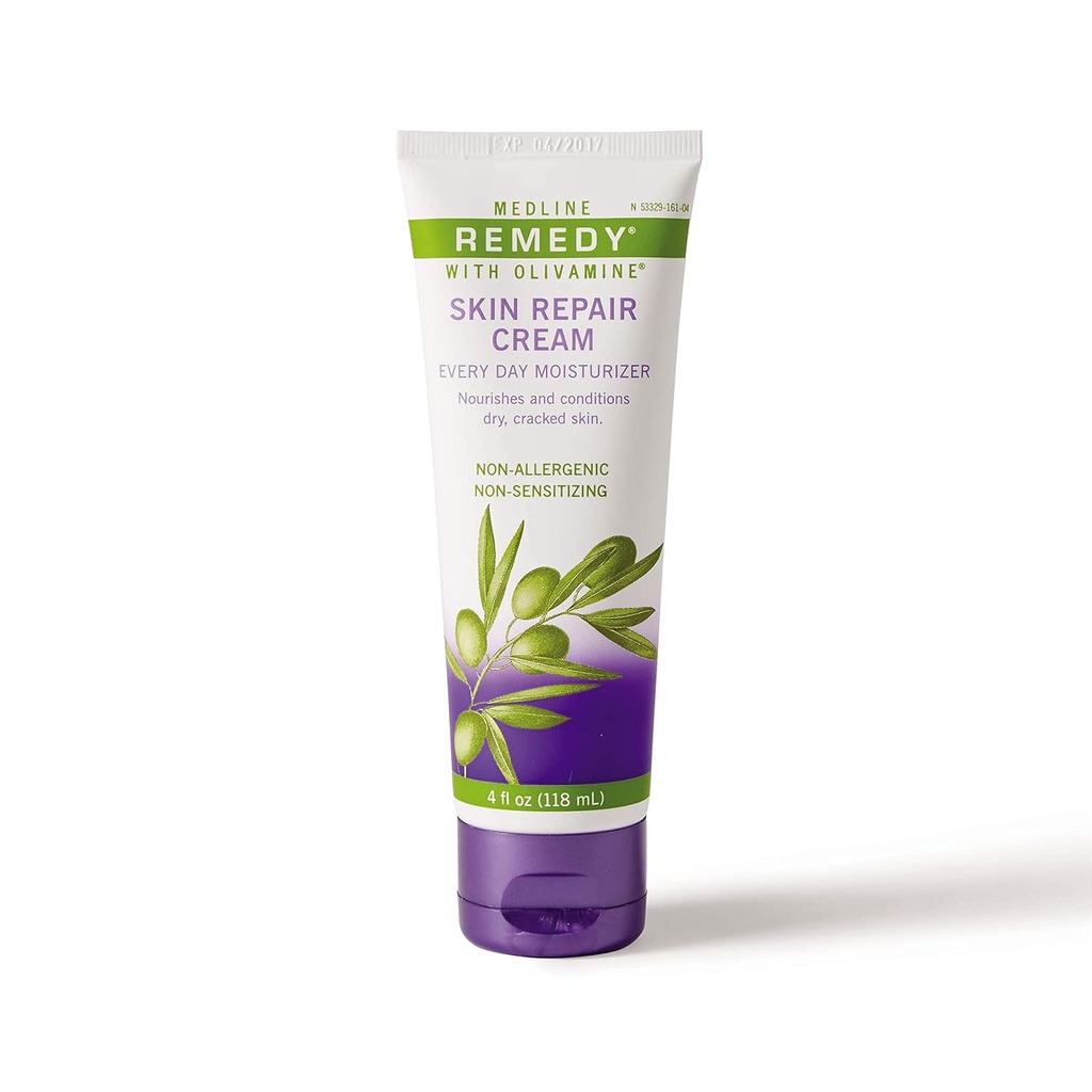 Medline Medline Remedy Hud Repair Cream Hver dag Moisturizer med Olivamine, 4 Oz