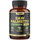 8in1 Saw Palmetto prostata støtte Supplement med Ashwagandha, Turmeric, Ginger, Nettle Leaf, Holy Basil & Mer - 120 Vegan kapsler i 2 måneder