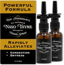 Doc Anderson's Botanical Nasal Spray - Naturlig Congestion Relief med Aloe & Thyme for renere pustende, bekjempe irritanter og moisturizes, laget i USA (2 pakke)