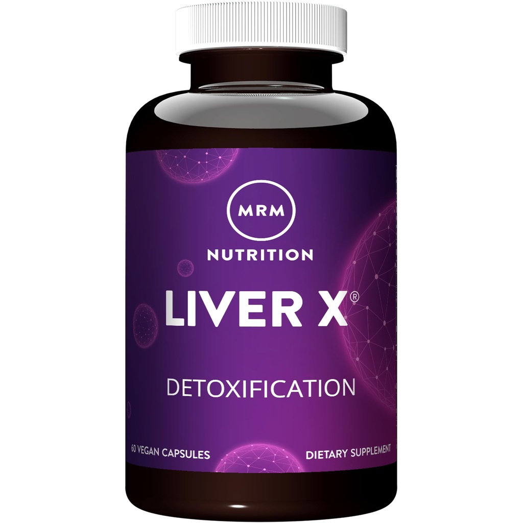 MRM Nutrition Liver X® | Detoksifisering | Daglig leverstøtte | Antioksidanter | BIOSORBâ ¢ ¢ ¢ Mjølk Thistle Complex med 5X Absorpsjon | 30 Serveringer