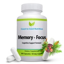 Brain Supplement – Minne, Fokus & Klarhet - Naturlig Hjerne Boosting supplement – Formulert med en hylle 41 Nootropiske ingredienser: Choline, Pho sphatidylserin, Bacopa Extract, Huperzine A