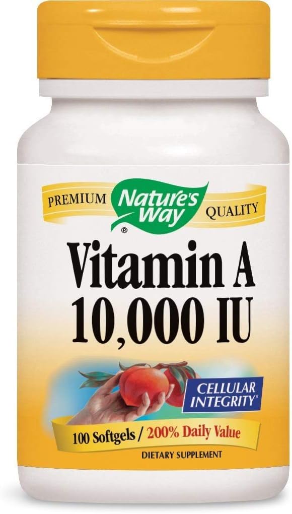 Naturens vei vitamin A, 100 greve (pakke av 4)