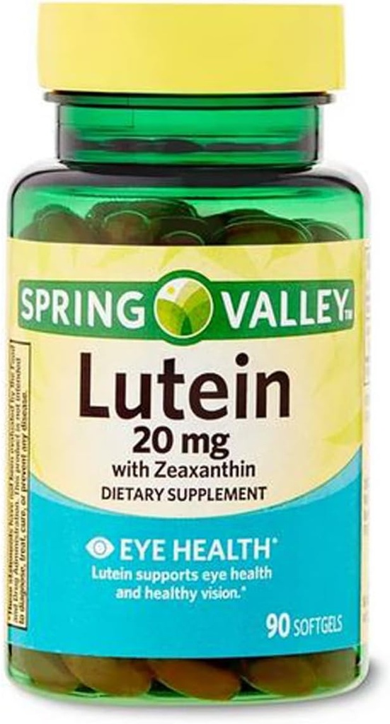 Lutein med Zeaxnthin kosttilskudd, 20 mg, 90 greve