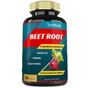Beet Root Extract Capsules, 4 måneders forsyning & grønn te, Ginseng, Svart Pepper | Økt energi, Athletic ytelse støttes, Boosts Stamina | ernæringsmessig trening kosttilskudd
