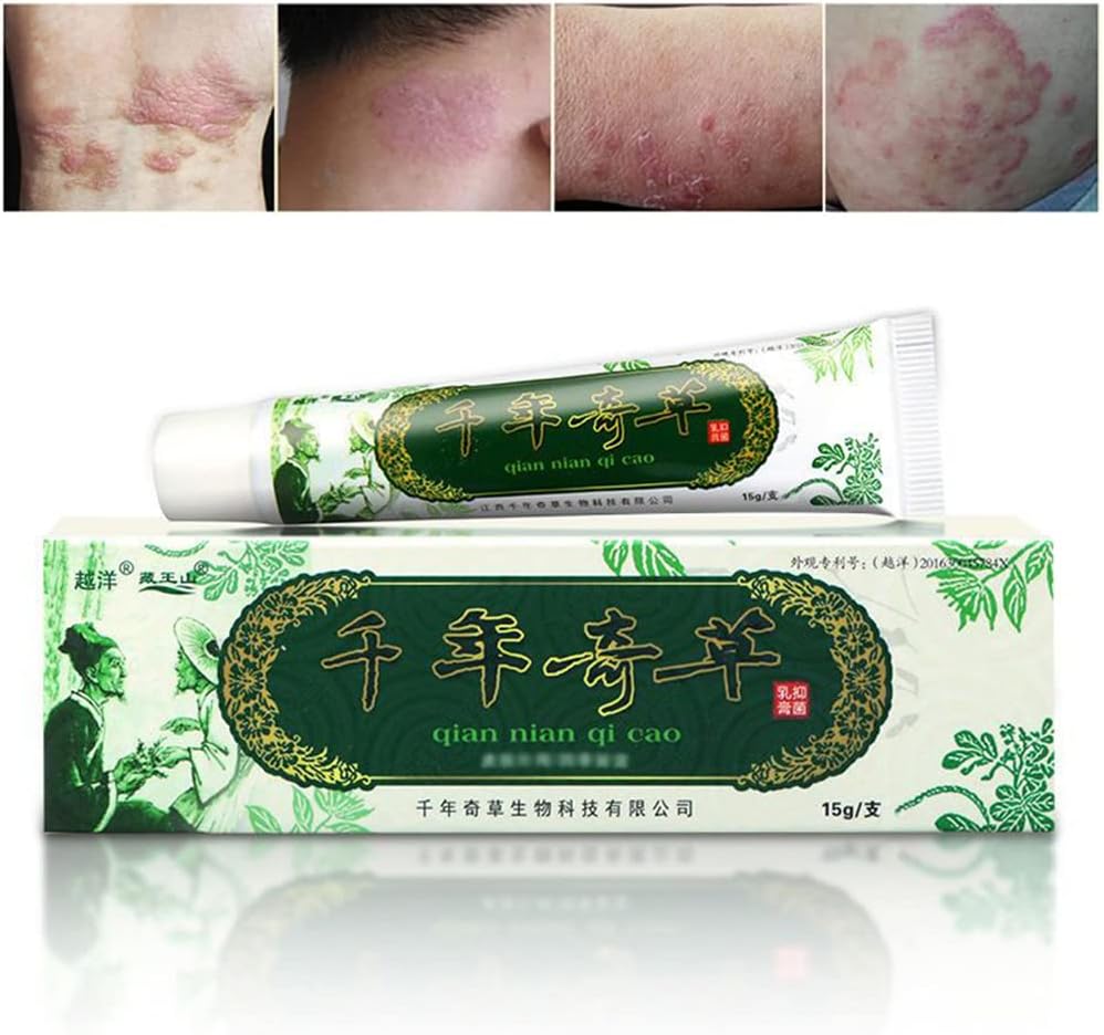 Oversea tusen år Herbal Cream Kinesisk Herbal Eczema, Psoriasis Kremer Dermatitt og Eczema Pruritus Psoriasis JIILIN Ointment
