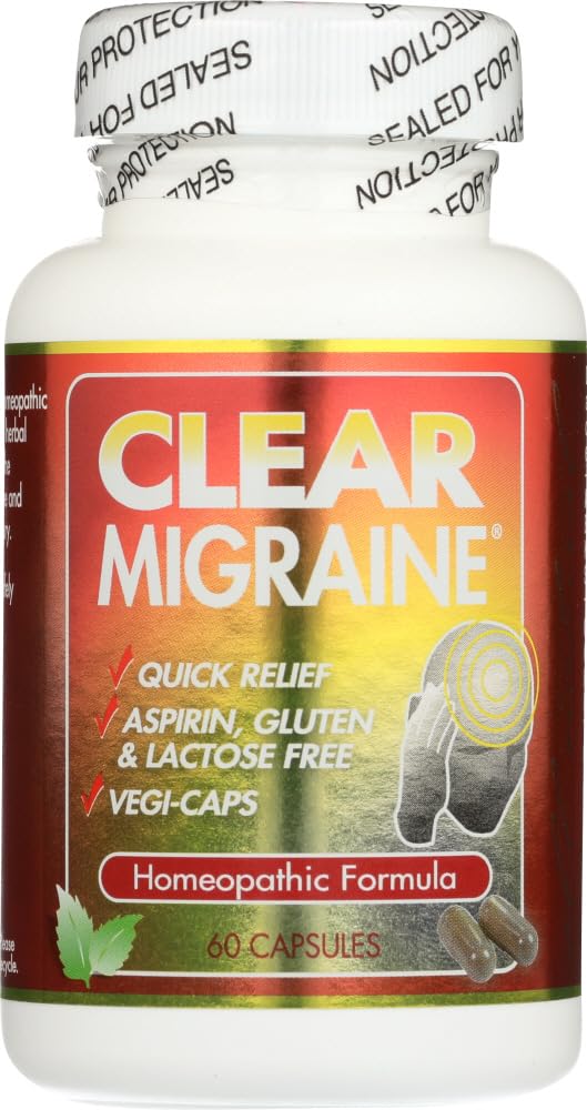 Fjerne Migraine Klare produkter 60 Caps