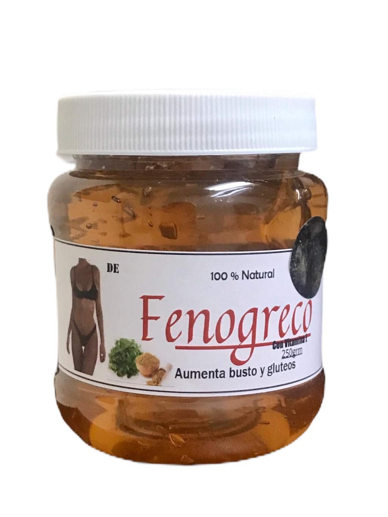Gel De Fenogreco, Aumenta Bustos y Gluteos, Quema Grasa de Manera 100% naturlig/Fenogreco Gel brenner fett, øker bryster og butt vekst med naturlige ingredienser. Skilt fra Alebrije Import