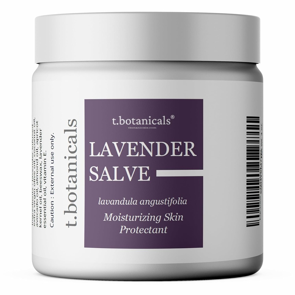 Lavender salve, alle naturlige moisturizing Lavender Balm, Hudbeskyttende Repair Ointment for irritert hud (4 oz)