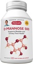 ANDREW LESSMAN D-Mannose 500mg - 60 Capsules - Støtter Bladder, Nyre, og Urin Tract Health. Rent, ikke-GMO D-Mannose. Ingen additiver. Små enkle å svelge kapsler