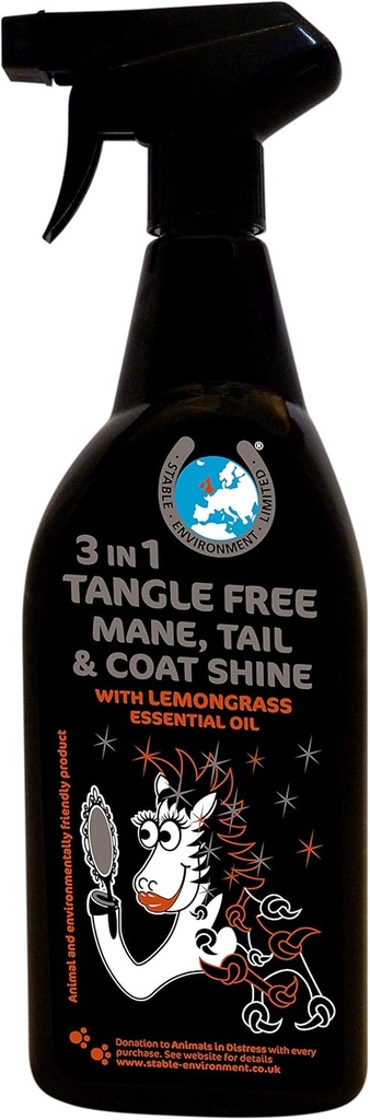 3 I 1 TANGLE GRATIS MANNE, TAIL & COAT SHINE