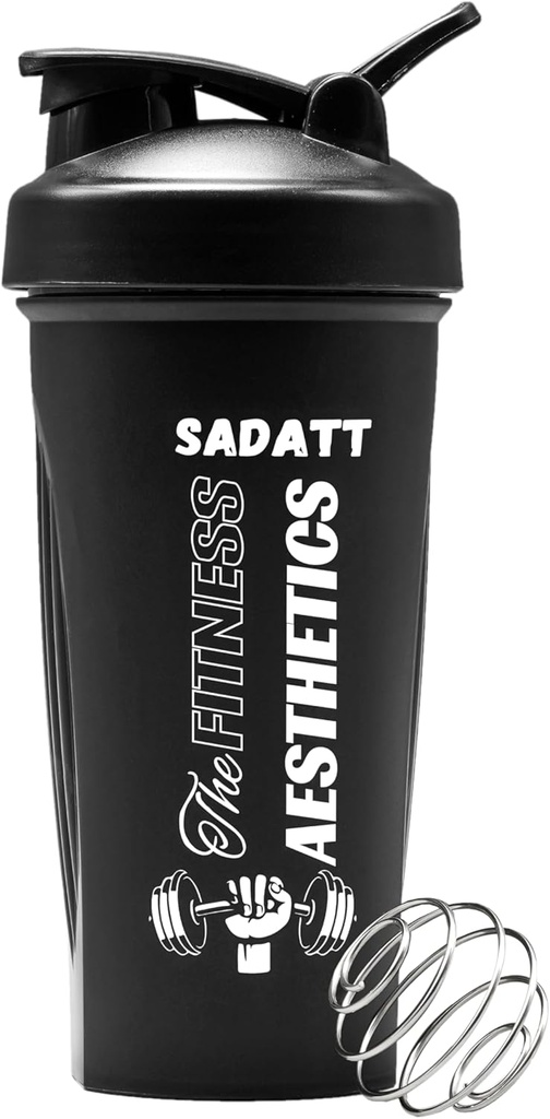 SADATT 28 Ounce Protein Shaker flaske for gym og pre-trening - BPA-fri, Leak-Proof, Oppvaskmaskin trygt