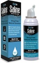 Saline Spray for Nese - Nasal Spray Saline Solution for Nyfødt, Baby & voksne, Saltvann Decongestant Mist for Stuffy Nese, Reisevennlig, Naturlig, 0,9% Saline - 100 ml (3,4 fl oz)