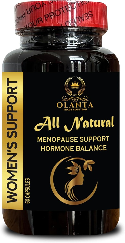 MENOPAUSE SUPPORT SUPPORT - Natt Sweats & Hot Flash støtte, Perimenopause Supplement, Menopause støtte kompleks med svart cohosh, hormonbalanse for kvinner - 1 flaske 60 kapsler