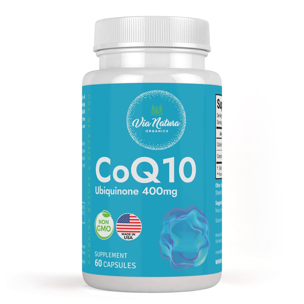 CoQ10 Ubiquinon 400mg | Supplement | 60 kapsler