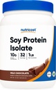 Nutricost soyaprotein pulver, 1 LB sjokolade, 10 gram protein per servering, vegetarisk, ikke-GMO og glutenfri