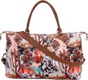 Weeker Bag Duffle Bag For Kvinner Stor Reise Tote Bag Overnatting Weekend Vesker Med Skulder Strap Cow Leopard Atzec...