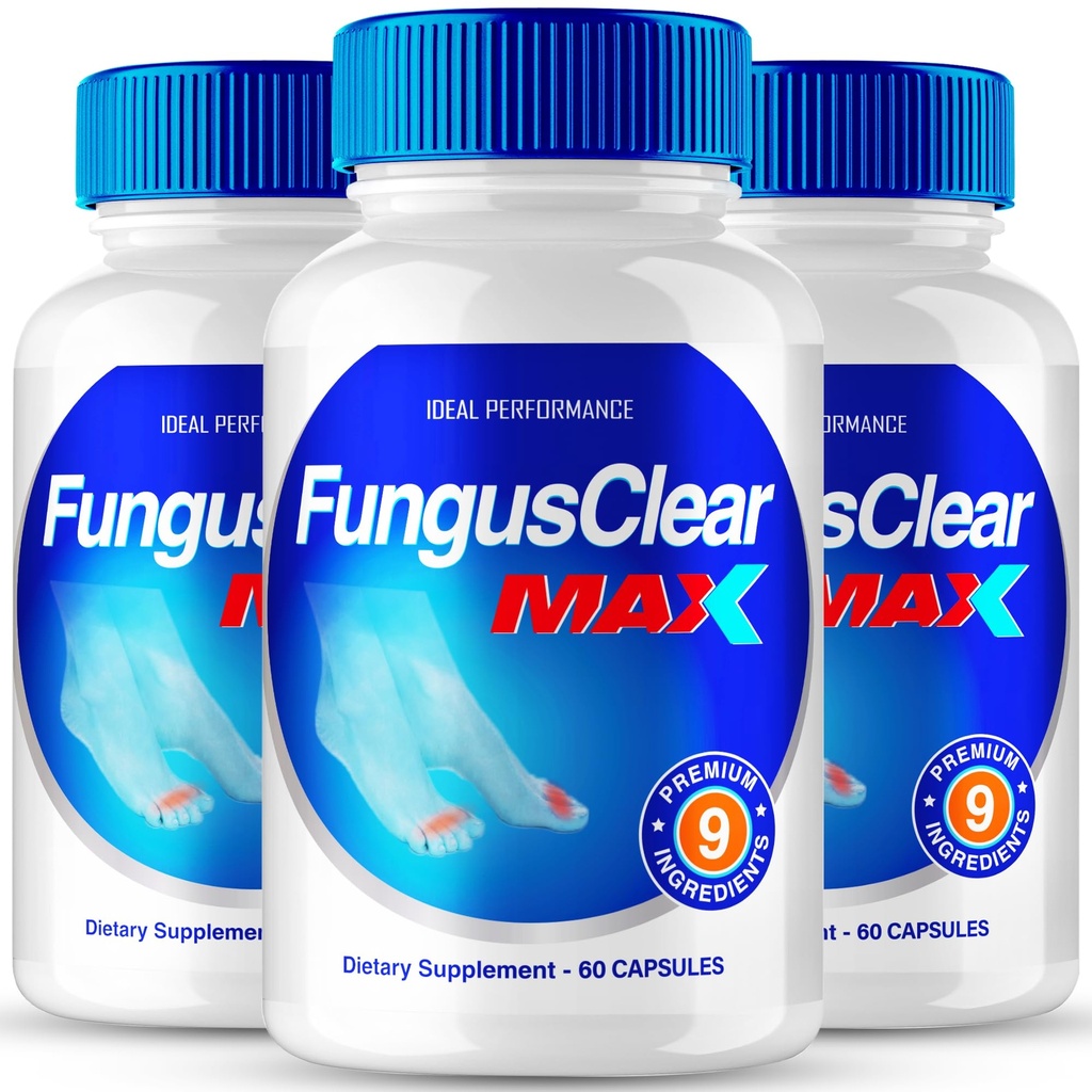 IDEEL PERFORMANCE (3 pakke) Fungus Clear Max Toenail piller (180 kapsler)