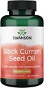 Swanson Black Currant Seed Oil - Herbal Supplement fremme immunsystem og hjerte helse støtte - Naturlig Formula støtte ledder helse - (180 Softgels, 500mg Hver)