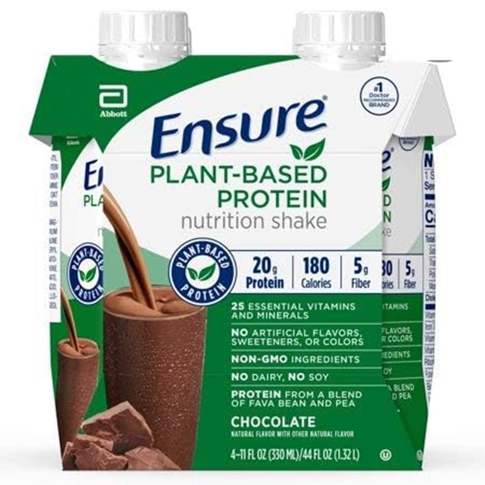Sikre planteprotein ernæring rister sjokolade 11 fl Oz hver (pakke med 2)2