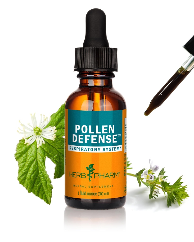 Herb Pharm Pollen Defense Liquid Herbal Formula for Respiratorisk System Støtte - 1 Ounce (FEYE01)