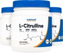 Nutricost ren L-citrullin (Base) pulver (600 gram) (3 flasker)