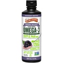 Barlean's Vegan Omega 3 6 9 Flaxfrø oljevæske Smoothie, BlackBerry Smoothie, Flax Seed Oil, 2.968 mg ALA fettsyre, ikke-GMO og glutenfri, 16 oz