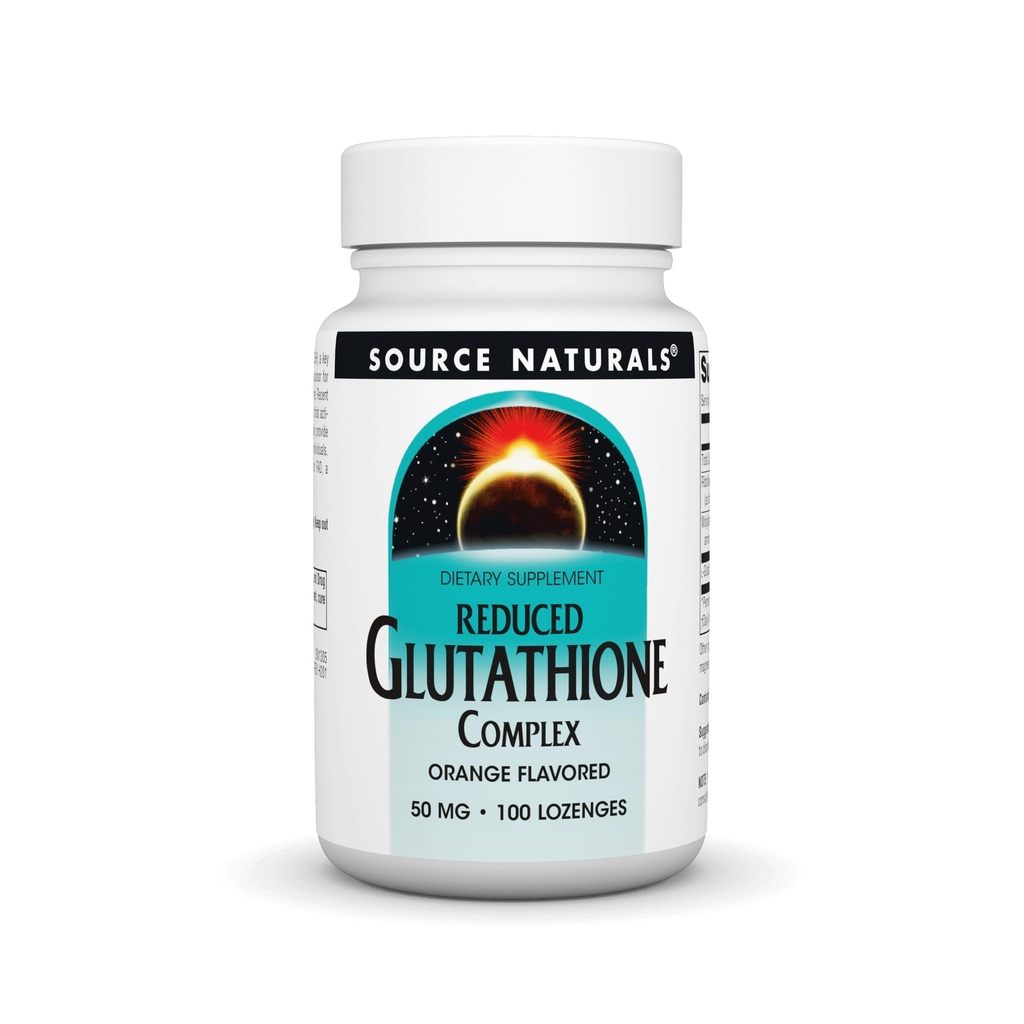 Kilde Naturals Redusert Glutathione Complex 50 mg Orange Flavored - 100 Lozenges
