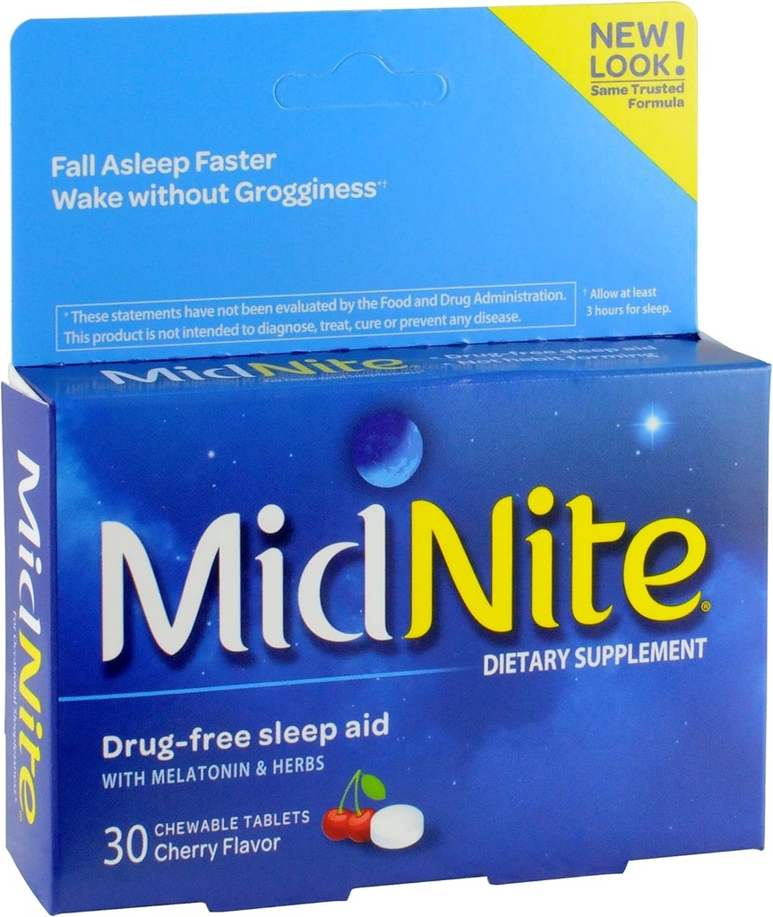MidNite naturlig søvn supplement, 30-talls boks (pakke med 2)