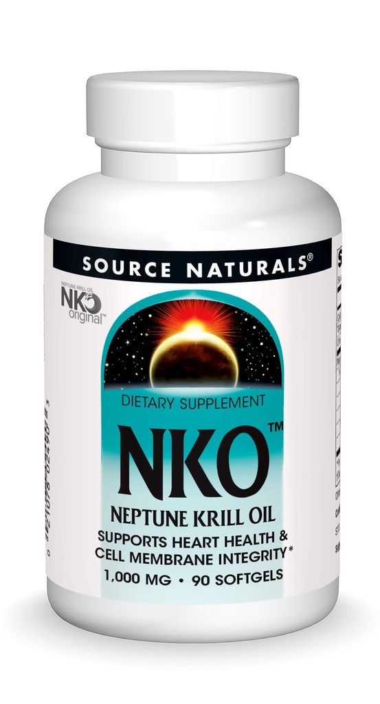Kilde Naturals NKO Neptune Krill olje, støtter hjertehelse og cellemembran integritet*, 1000 mg - 90 Softgels