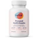 Fullbrønn prenatal vitaminer Choline, folat, vitamin D for fostervekst, hjerneutvikling Vital næringsstoffer | Dietitian-formulert, OBGYN Anbefalt, ikke-GMO, 3. part testet, 30 Services
