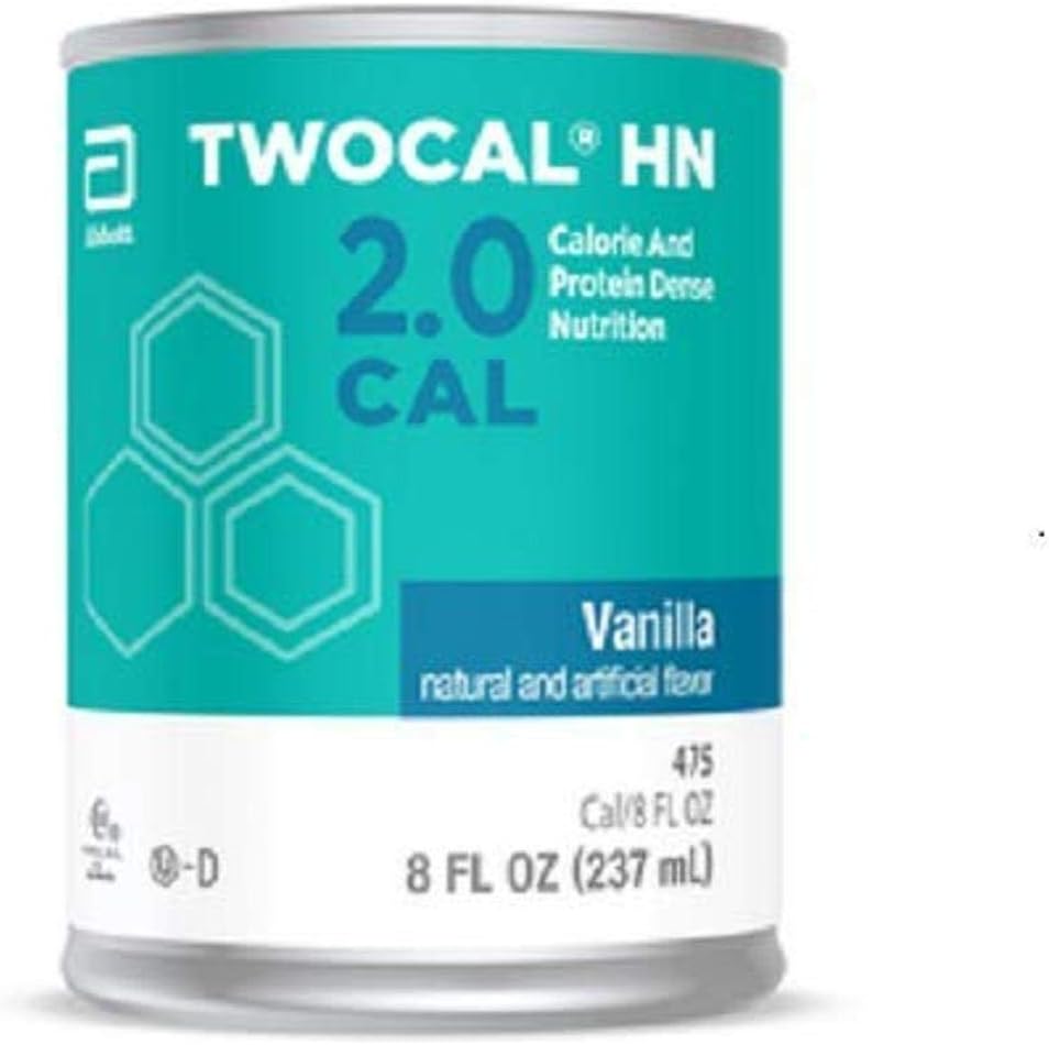 Twocal HN Calorie og Protein Dense ernæring, klar til bruk, Vanilla, 8-Ounce Cans (pakke på 24)