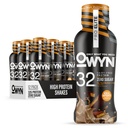 OWYN Bare hva du trenger Pro Elite Vegan Plant Basert høyprotein keto Shake, Ingen Nut Butter Cup, Zero Sukker, 32g Protein, Omega-3, Prebiotika, Superfoods Grønn for trening og utvinning, 0g Netto Carbs