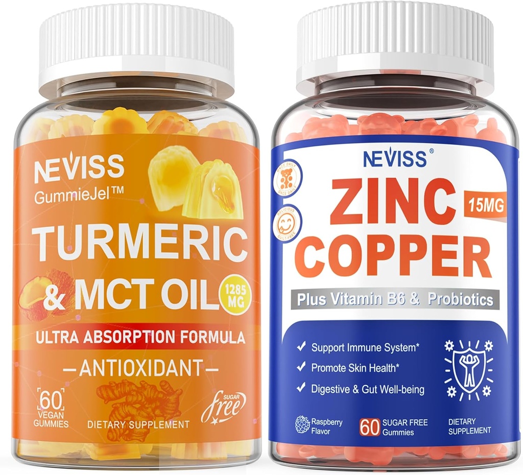 Turmeric Gummies 1000 mg + Zinc Kobber Gummies