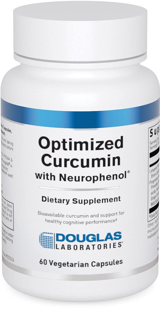 Douglas Laboratories Optimert Curcumin med Neurophenol | støtter en sunn hjerne | 60 kapsler