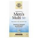 Solgar én daglig menns multi 50+ hele kroppen støtte for menn 50 og eldre høyabsorberbar forsinket release hjerte, energi, stress, muskel, bein, prostata støtte vitamin 60 vegansk kapsler, 60 serveringer